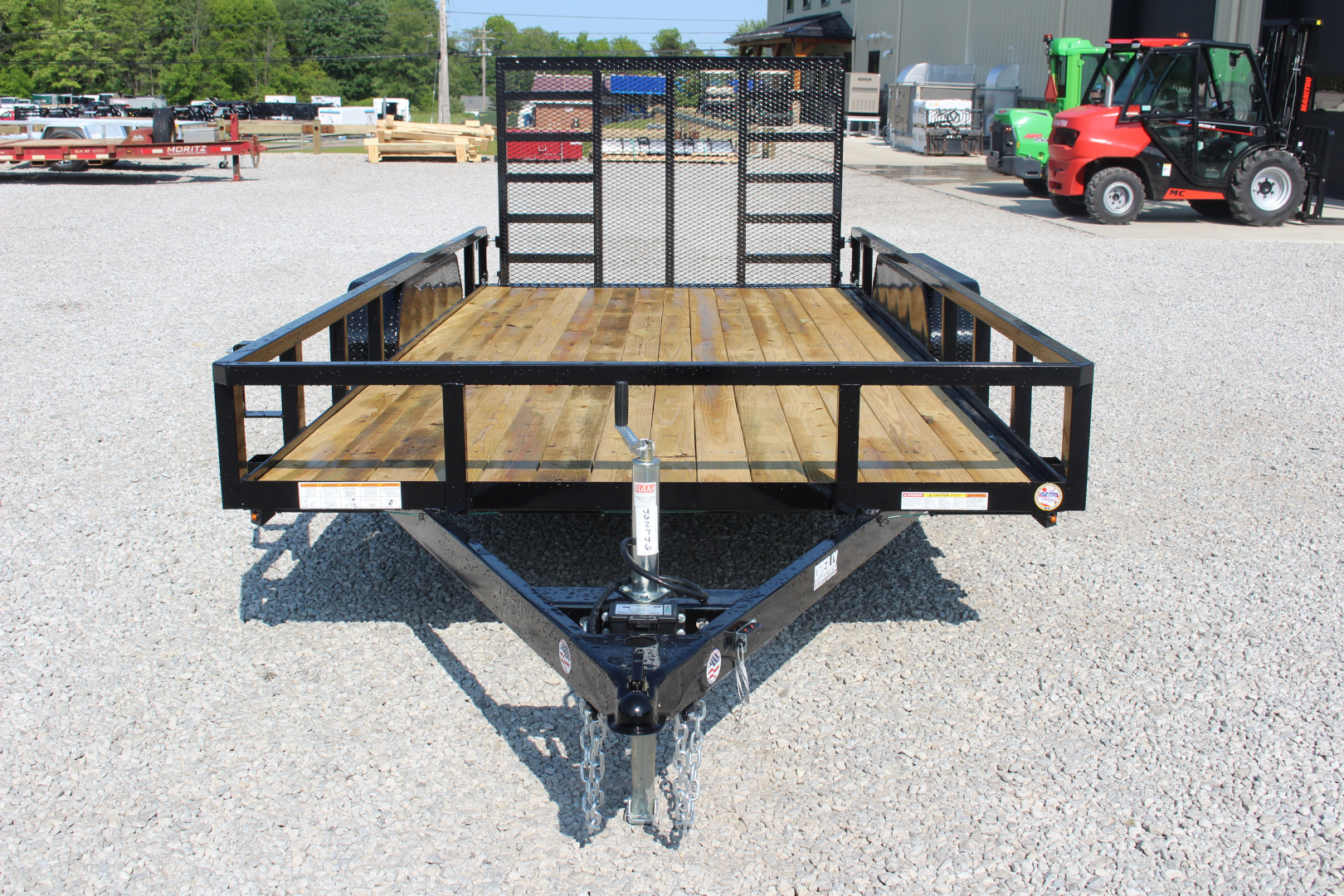 New 2026 Sure-Trac 7' x 16' Tandem Axle Tube Top Utility Trailer - 7000# GVW