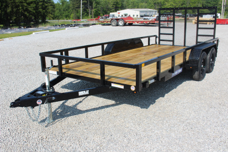 New 2026 Sure-Trac 7' x 16' Tandem Axle Tube Top Utility Trailer - 7000# GVW