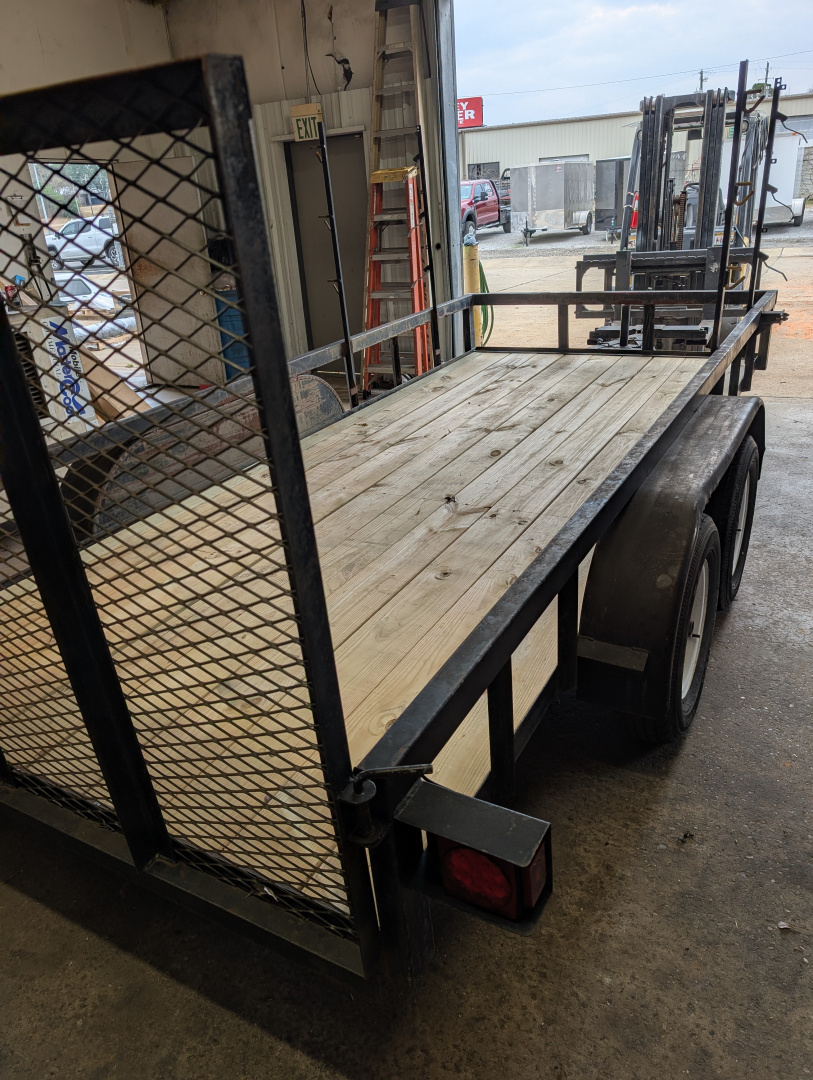 Used Trailer World 6x14 Tandem 3.5K Axle Utility Trailers
