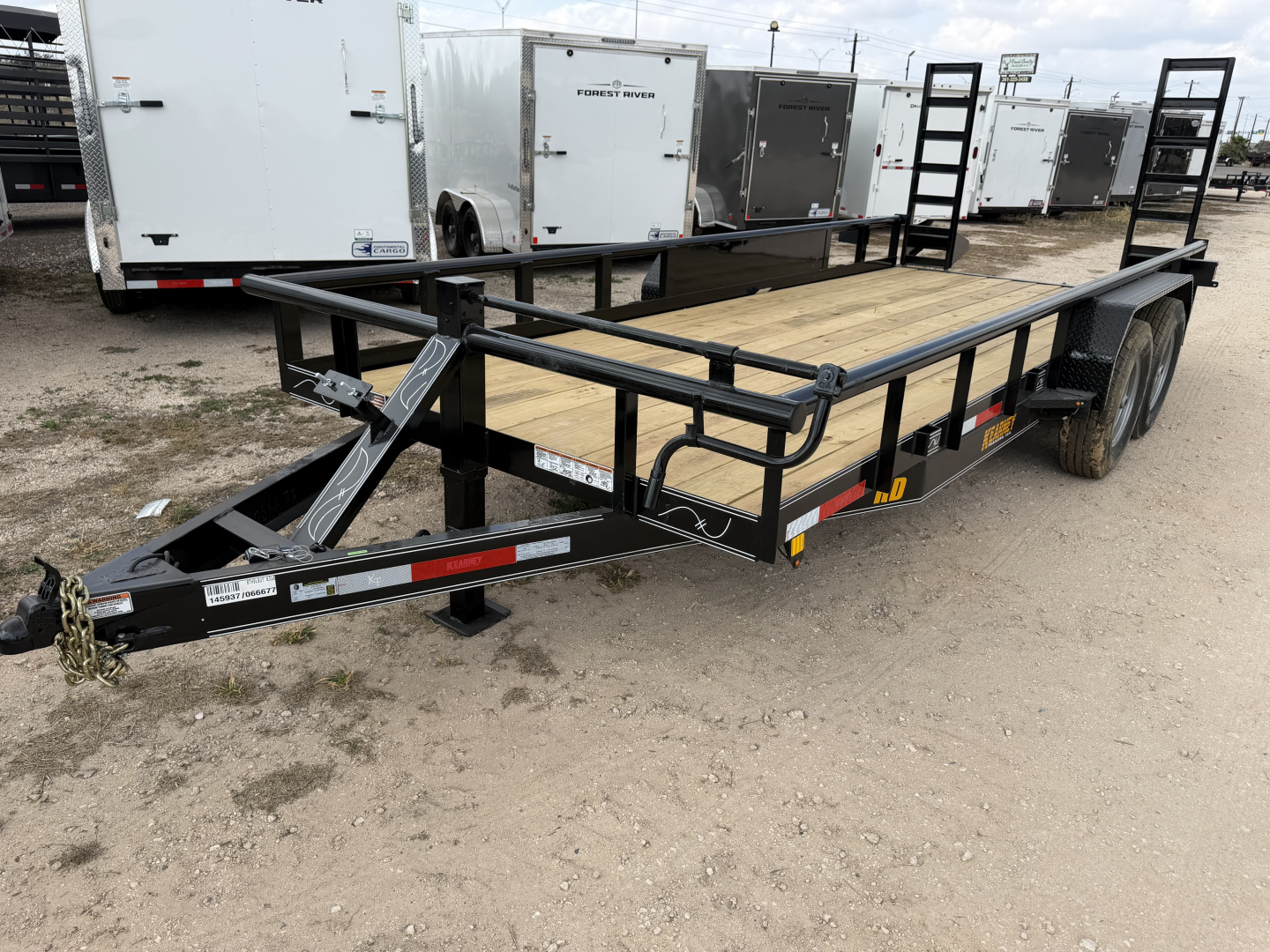 New 2026 Kearney 83x18ft Heavy Duty Equipment Trailer 14k