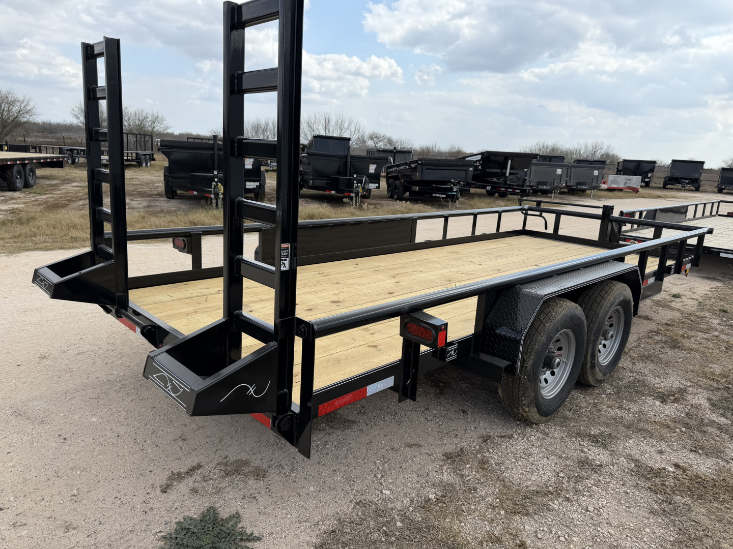 New 2026 Kearney 83x18ft Heavy Duty Equipment Trailer 14k