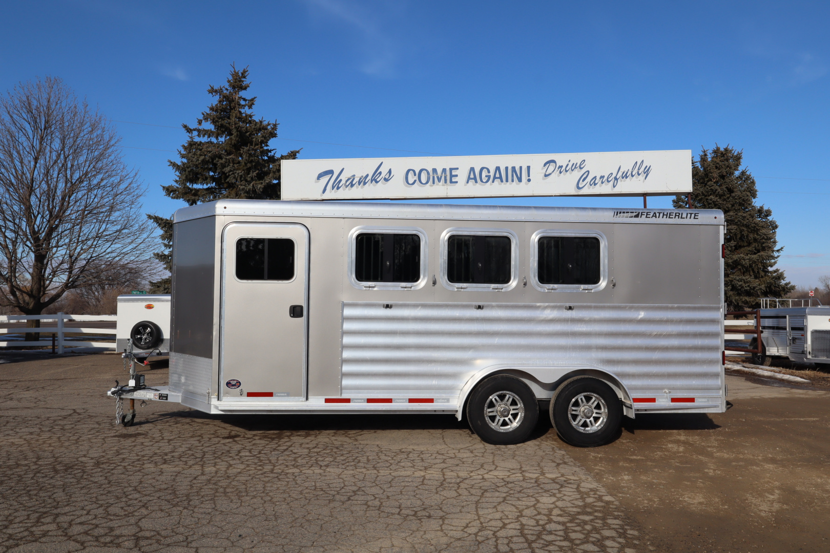 Used 2023 Featherlite 3 Horse BP Horse Trailer