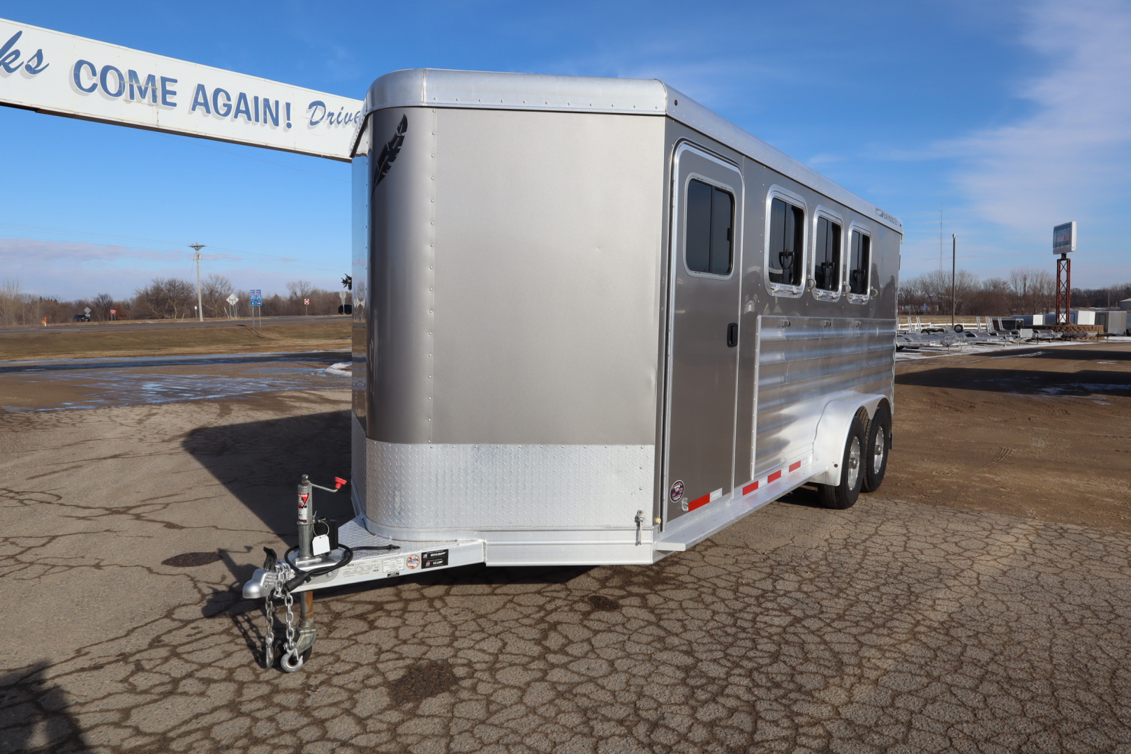 Used 2023 Featherlite 3 Horse BP Horse Trailer