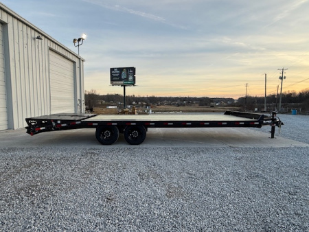 New 2026 Hillcrest Bumper Pull Deck-Over 20+5 17.6K W/ Max Ramps