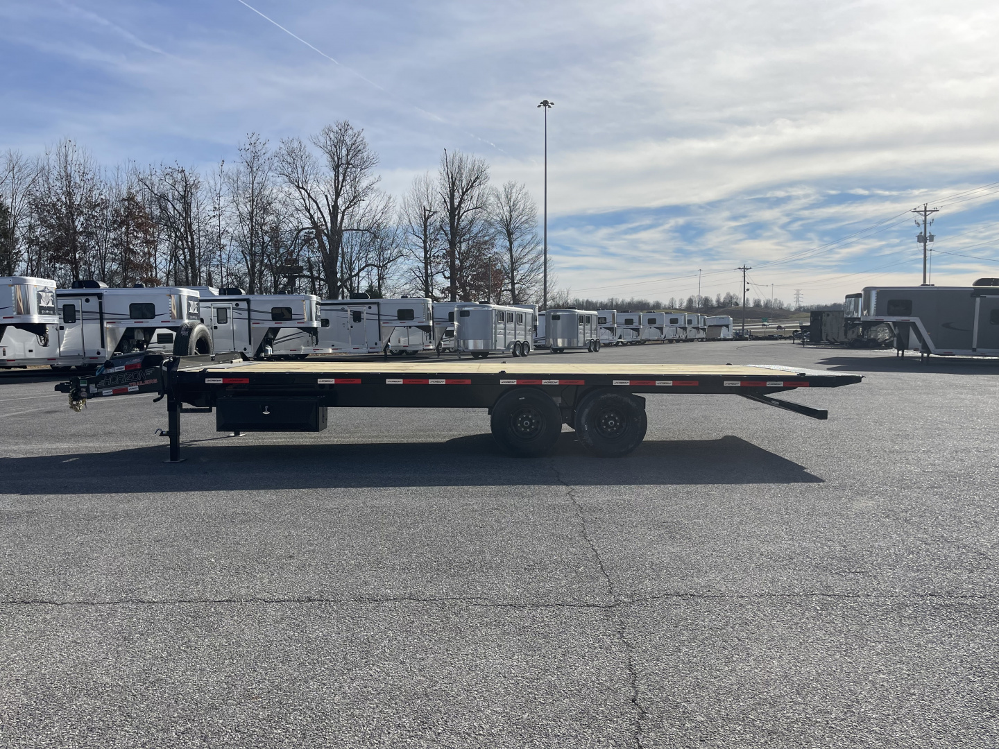 New 2026 Horizon Trailers FFT-24' TILT BP-7K AXLES Equipment Trailer
