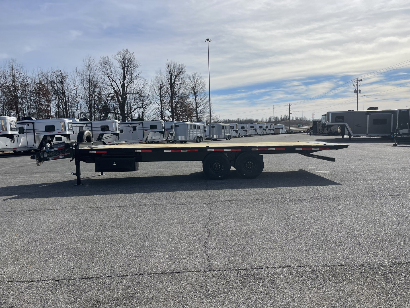 New 2026 Horizon Trailers FFT-24' TILT BP-8K AXLES Equipment Trailer