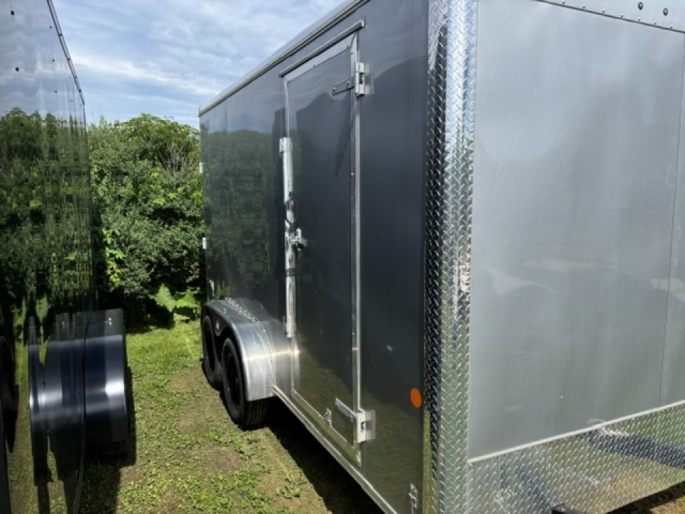 New 2026 Car Mate Trailers CM714CC-HD Cargo / Enclosed Trailer * 7X14 7K * RAMP DOOR * 12" XTRA HEIGHT *