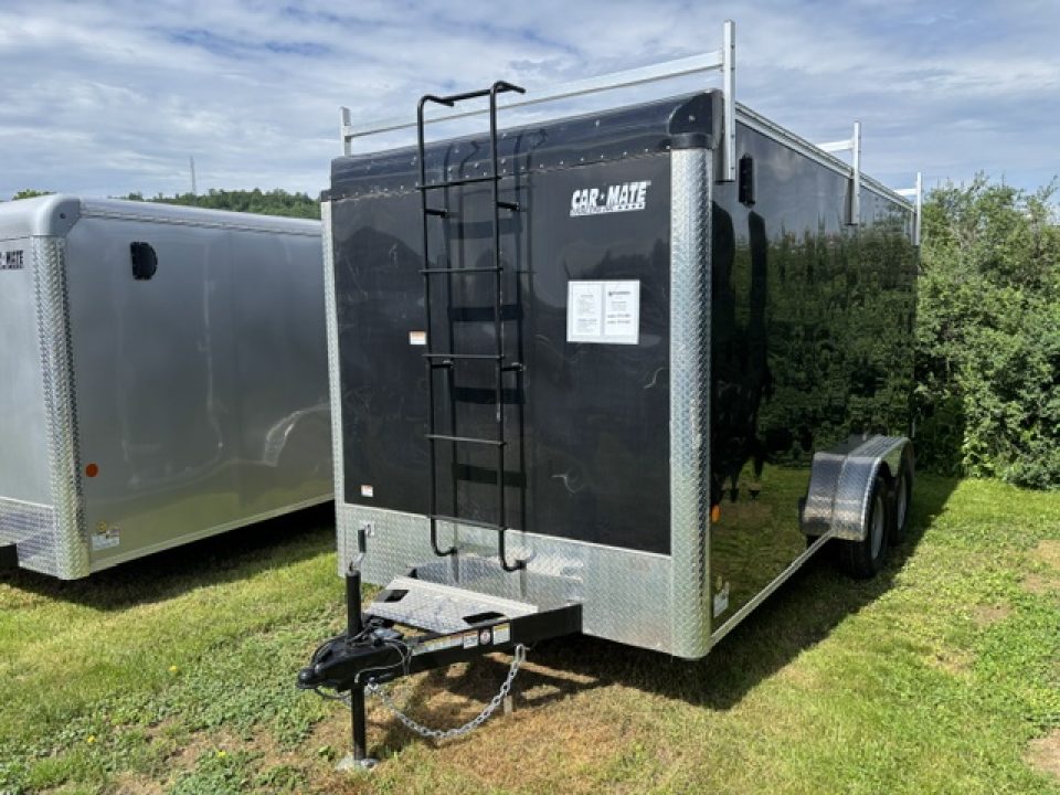 New 2026 Car Mate Trailers CM716CC-HD/CTR CONTRACTOR Cargo / Enclosed Trailer * 7X16 7K * BARN DOOR * 6" EXTRA HEIGHT *