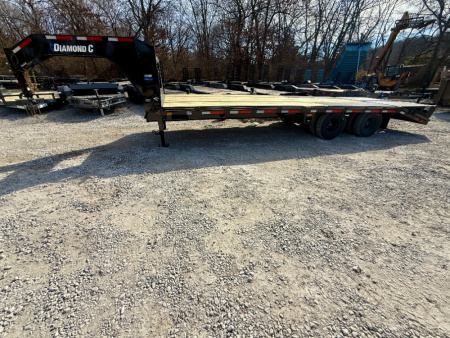 New 2026 Diamond C Trailers FMAX212 Max Ramps 25'X102  Flatbed Trailer