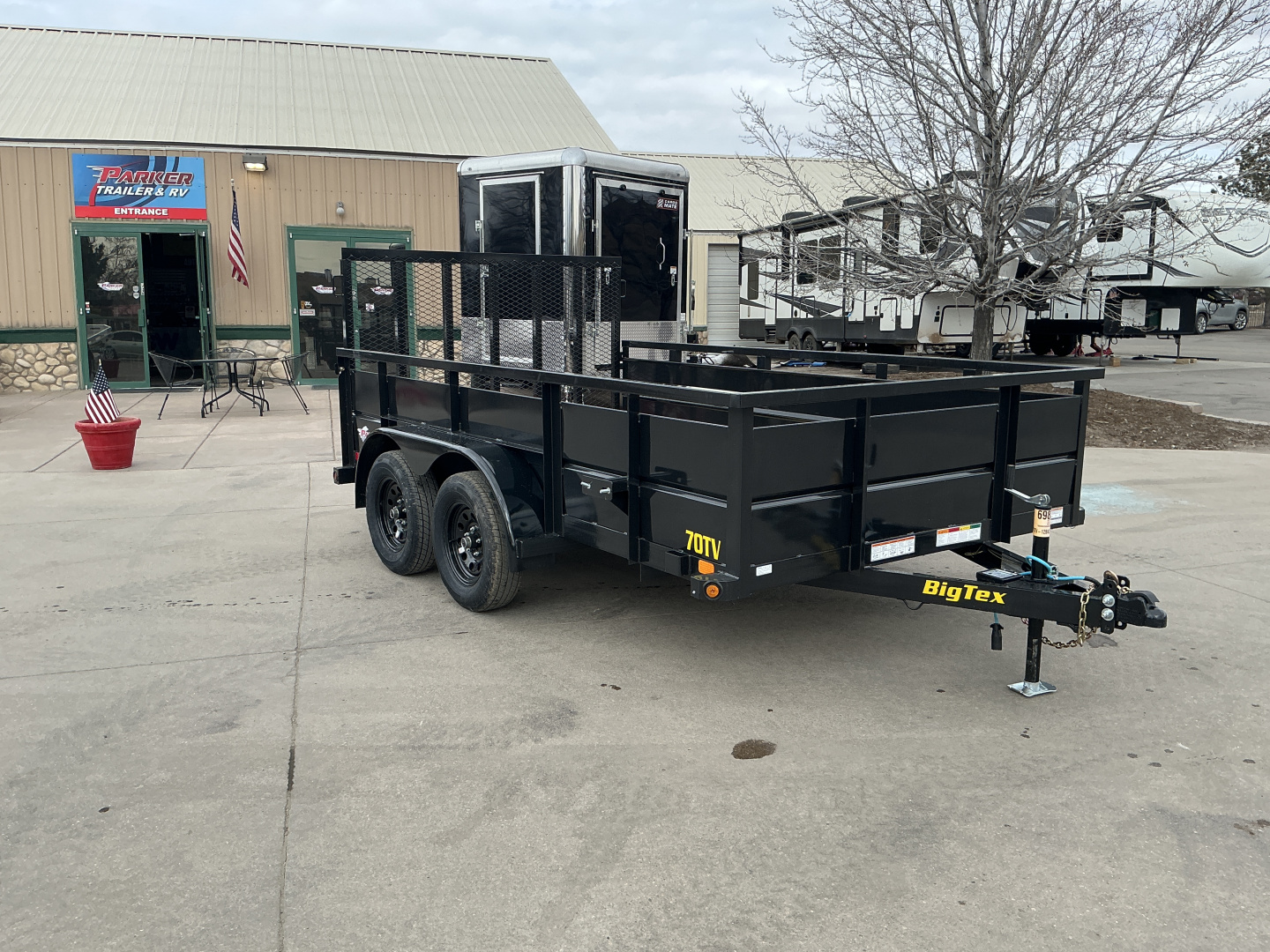 New Best Utility High-Side 2026 Big Tex Trailers 70TV Utility Trailer