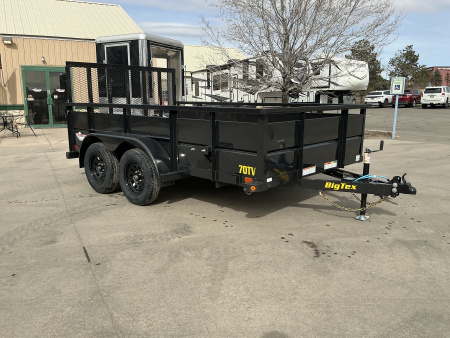 New 2026 Big Tex Trailers 70TV-12BK2B Utility Trailer