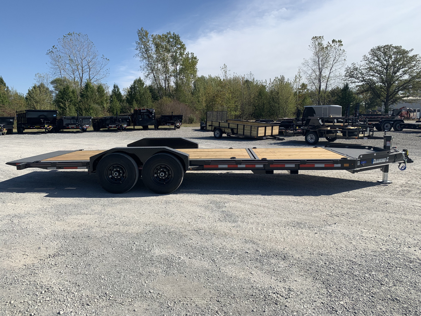 New 2026 Diamond C Trailers HDT207L22X82 (82" X 22') 15.5K (Pacesetter Ed.) Partial Tilt Equipment Trailer
