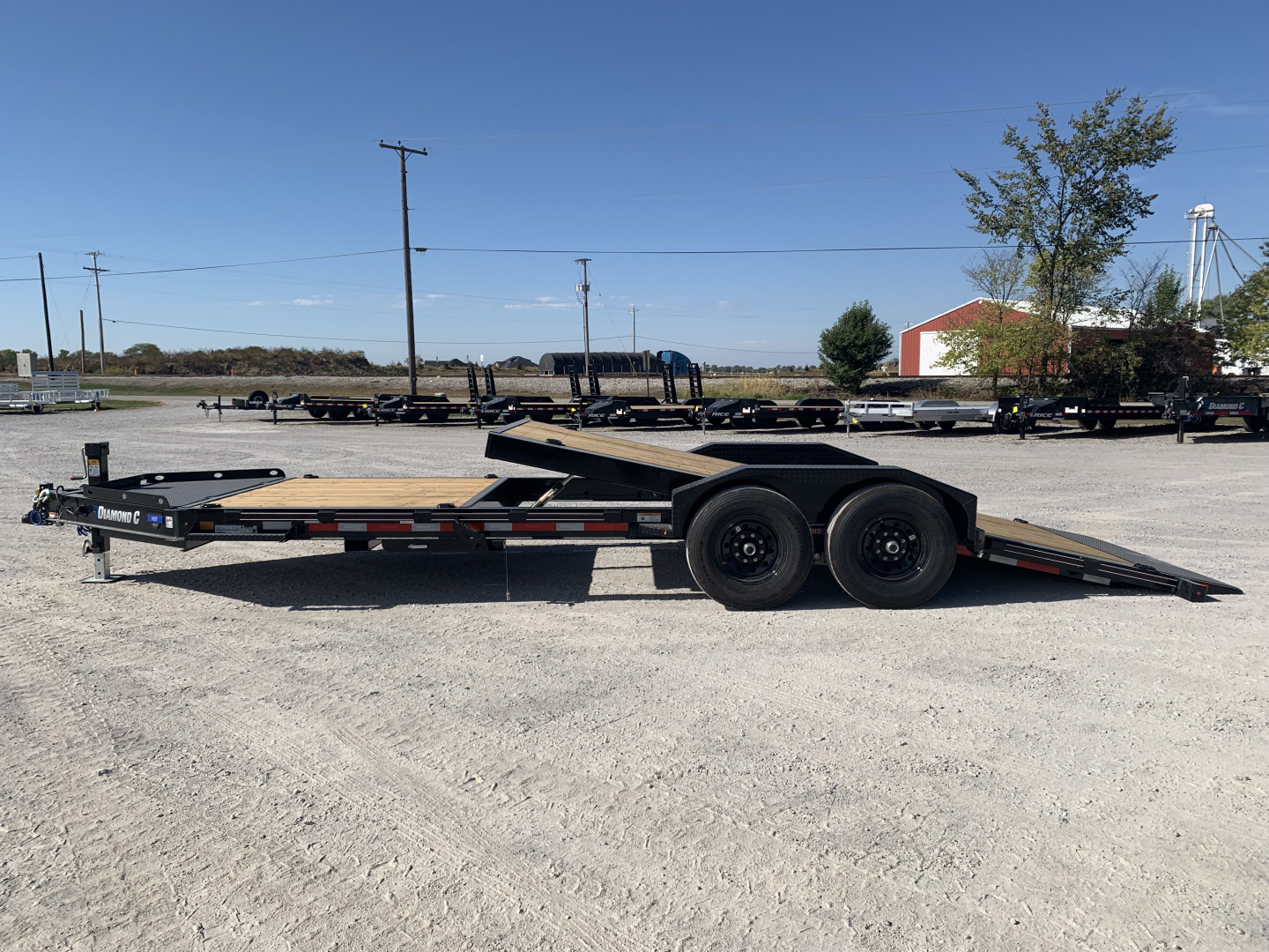 New 2026 Diamond C Trailers HDT207L22X82 (82" X 22') 15.5K (Pacesetter Ed.) Partial Tilt Equipment Trailer