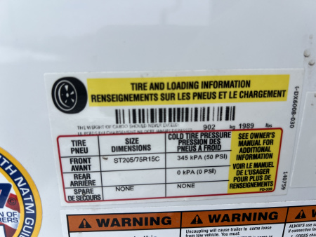 New 2026 Look Trailers 5X8 3K ST-DLX RAMP DOOR Cargo / Enclosed Trailer