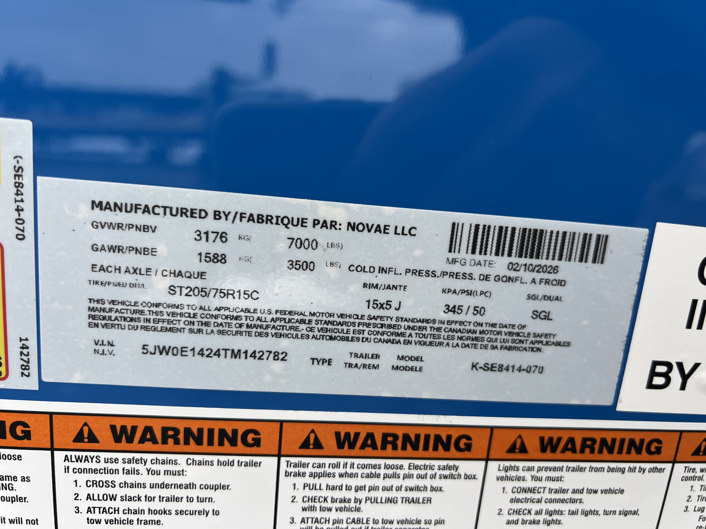 New 2026 Look Trailers 7x14 7K Element SE RAMP DOOR Cargo / Enclosed Trailer