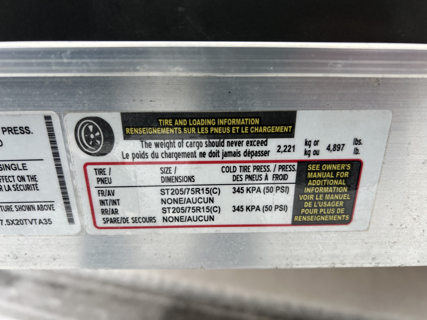 New 2026 Legend Trailers 7.5x20 Thunder Series Cargo / Enclosed Trailer