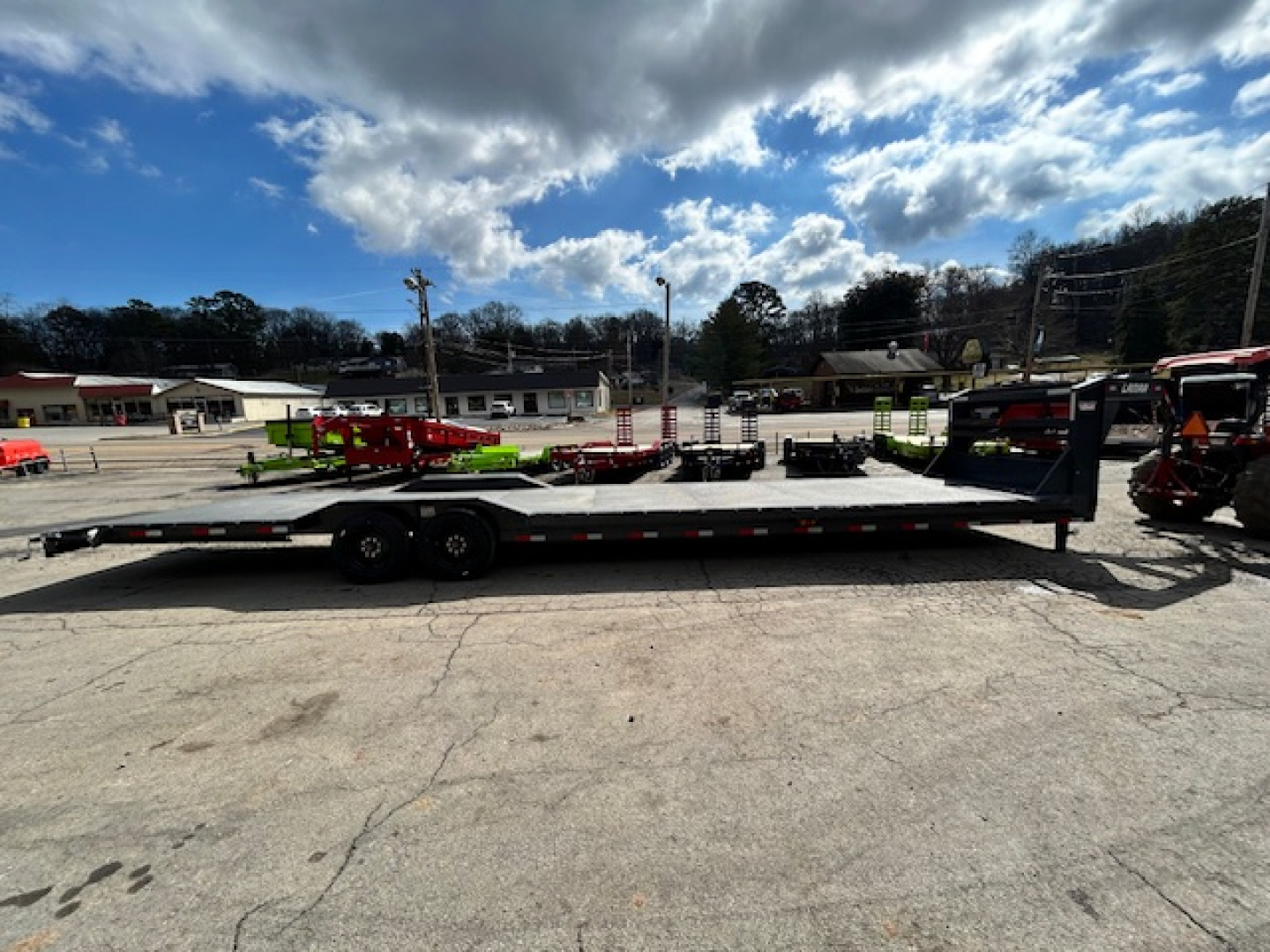 New 2026 Lamar Trailers 102x36 16k winch plate and stab jacks Car Hauler