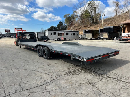 New 2026 Lamar Trailers 102x36 16k winch plate and stab jacks Car Hauler