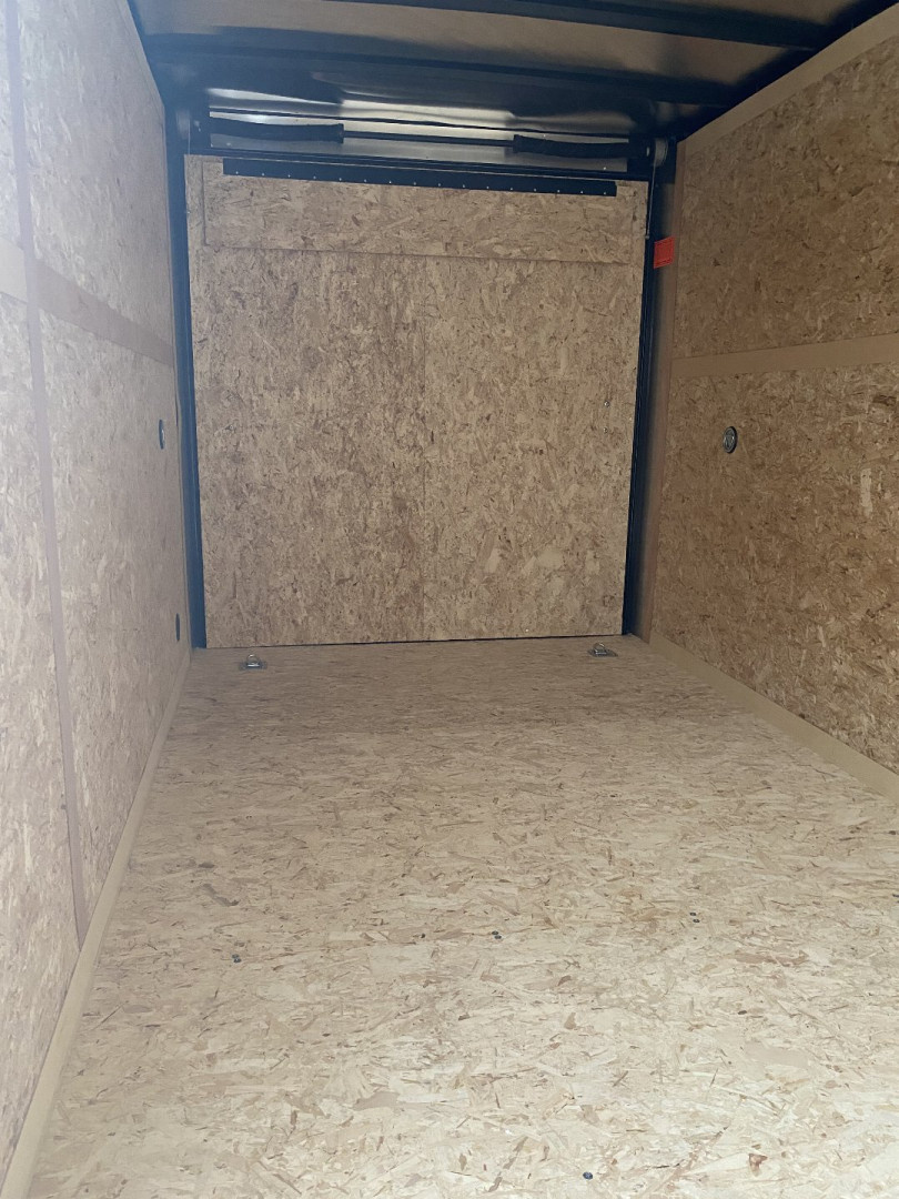 New 2026 US Cargo 7X16 BLACK W/RAMP 7FT INTERIOR Cargo / Enclosed Trailer