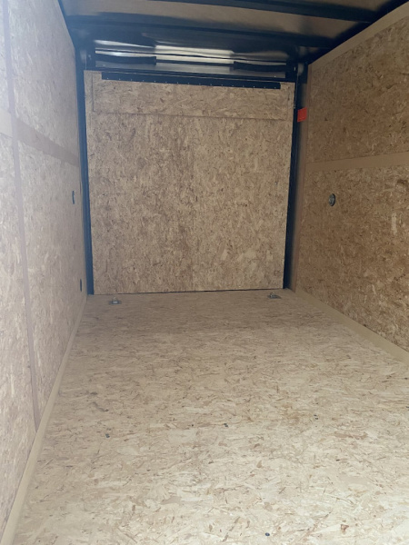 New 2026 US Cargo 7X16 BLACK W/RAMP 7FT INTERIOR Cargo / Enclosed Trailer