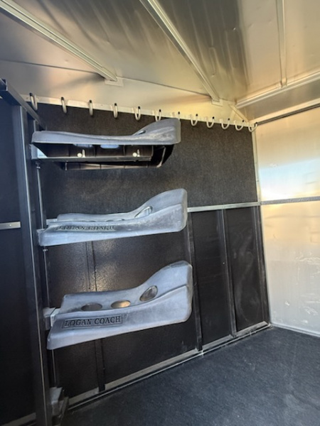 Used 2022 Logan Coach Bullseye 3H GN Horse Trailer