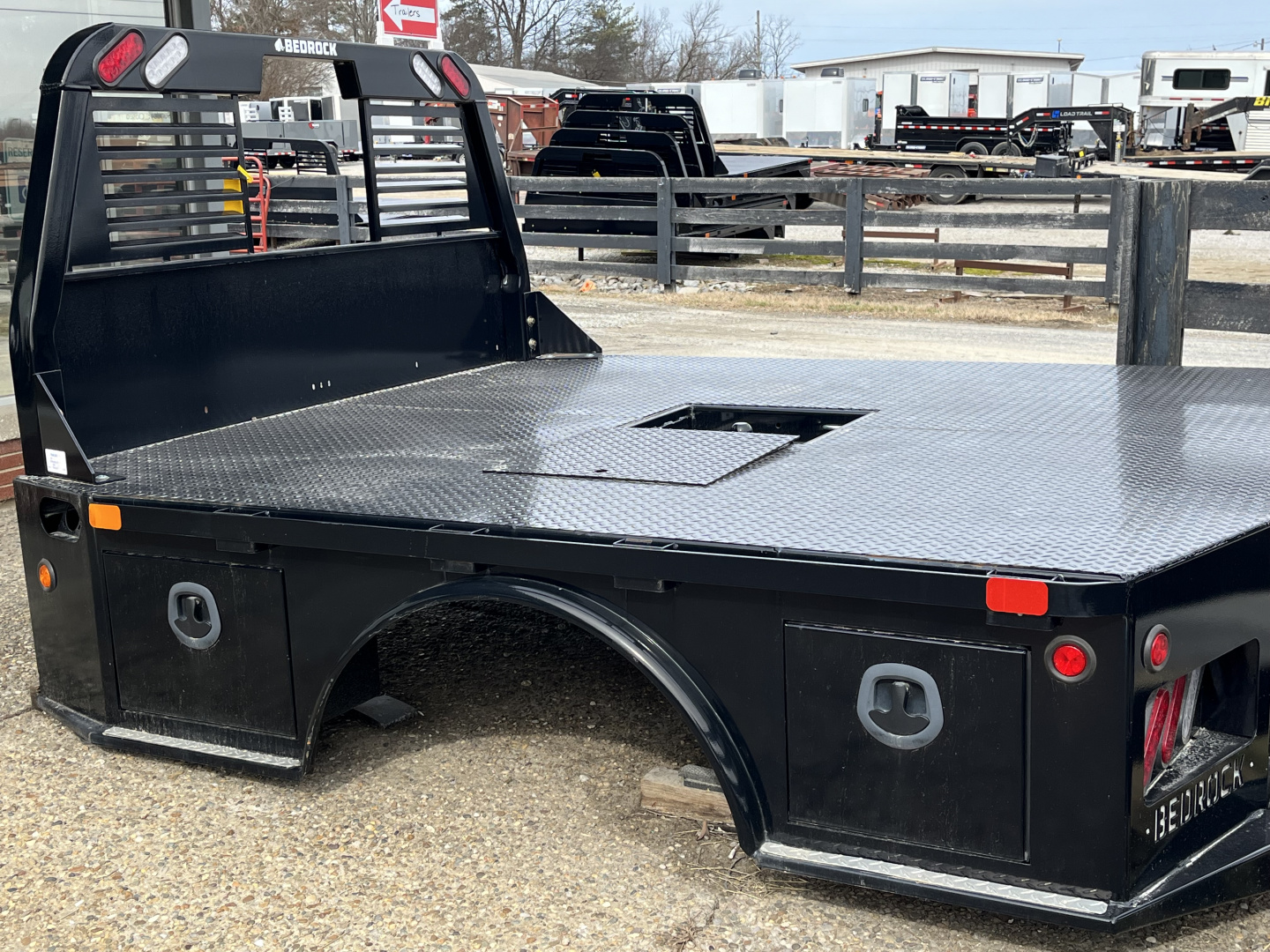 New 2025 Bedrock granite, Ford Truck Bed, dual wheel bed take-off