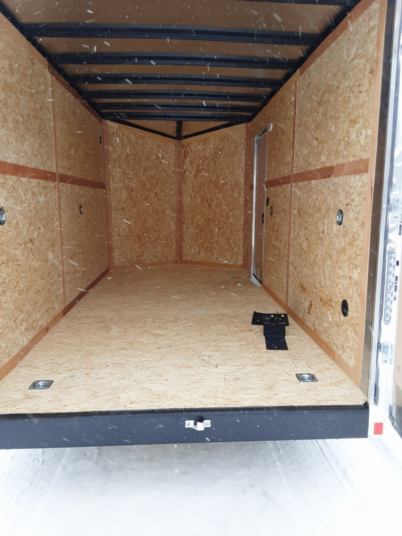 New 2026 US Cargo 7X14 WHITE 7K BARN DOOR 7' Cargo / Enclosed Trailer