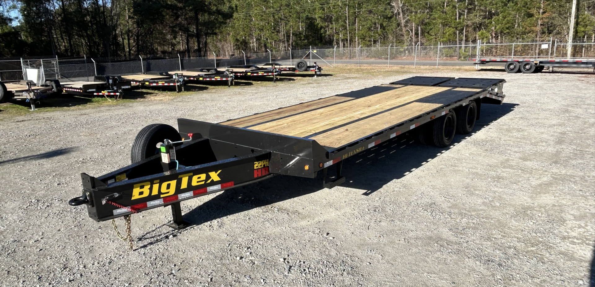 New 2026 Big Tex Trailers 22PH Deckover Trailer, Pintle ( 20ftDeck+5ft Dove=25ft ) #18,300 Payload