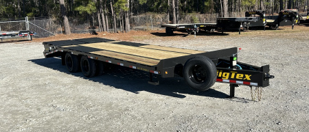New 2026 Big Tex Trailers 22PH Deckover Trailer, Pintle ( 20ftDeck+5ft Dove=25ft ) #18,300 Payload