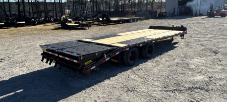 New 2026 Big Tex Trailers 22PH Deckover Trailer, Pintle ( 20ftDeck+5ft Dove=25ft ) #18,300 Payload