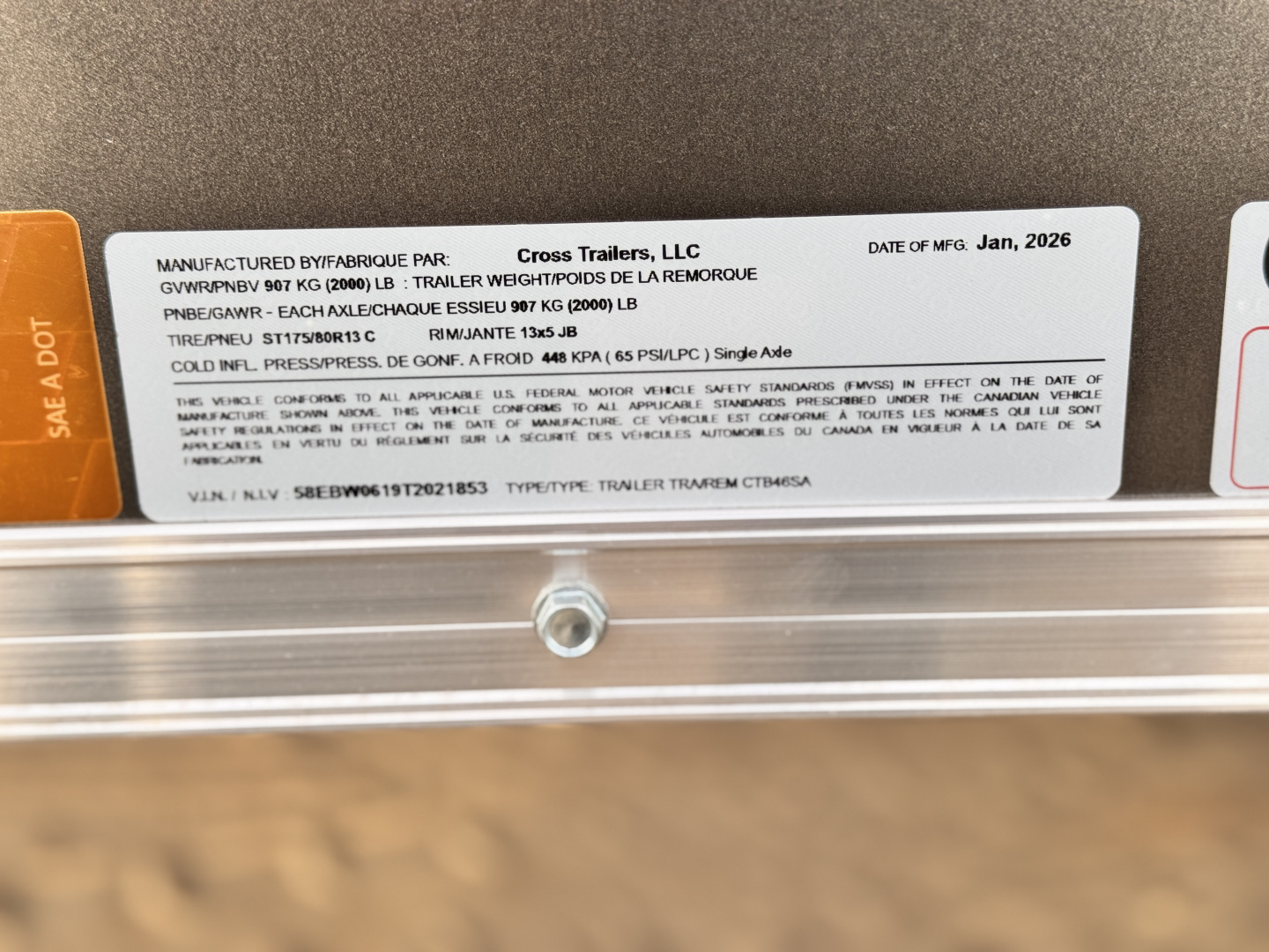 New 2026 Cross Trailers 4-6-1V enclosed