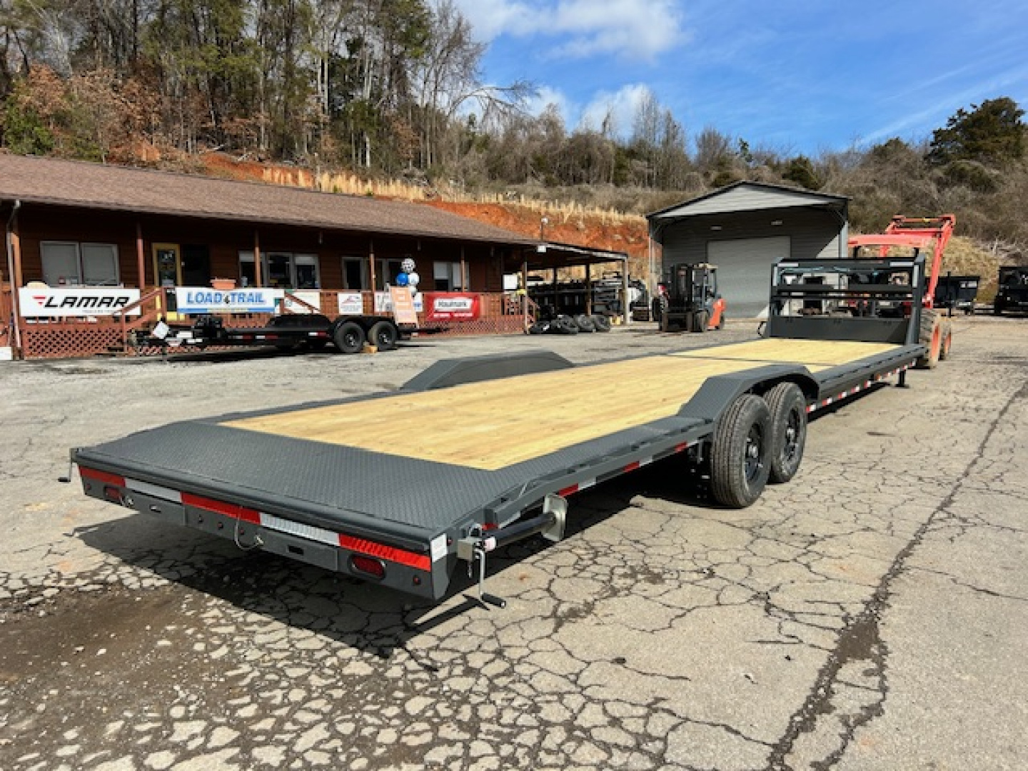 New 2026 Lamar Trailers 102x36 14k Equipment Trailer