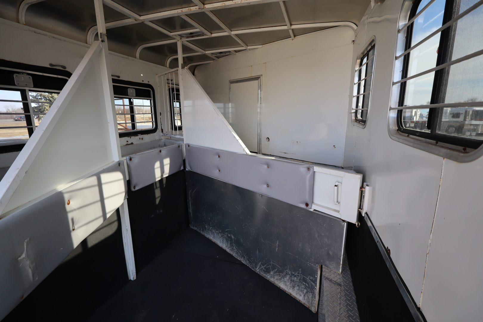 Used 2003 Bison Trailers 3 Horse LQ Horse Trailer