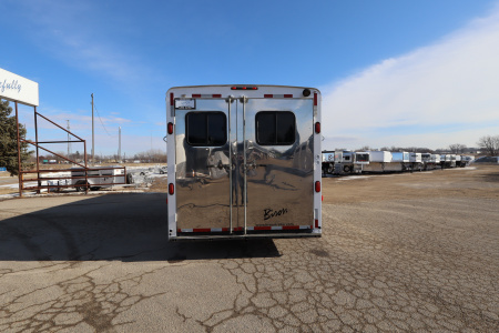 Used 2003 Bison Trailers 3 Horse LQ Horse Trailer