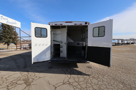 Used 2003 Bison Trailers 3 Horse LQ Horse Trailer