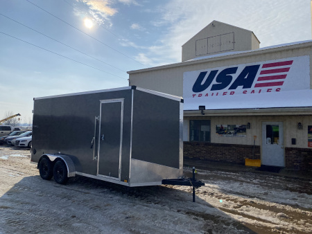 New 2025 Stealth Trailers Titan 7x16 w/Barn Doors & 7ft Height Cargo / Enclosed Trailer