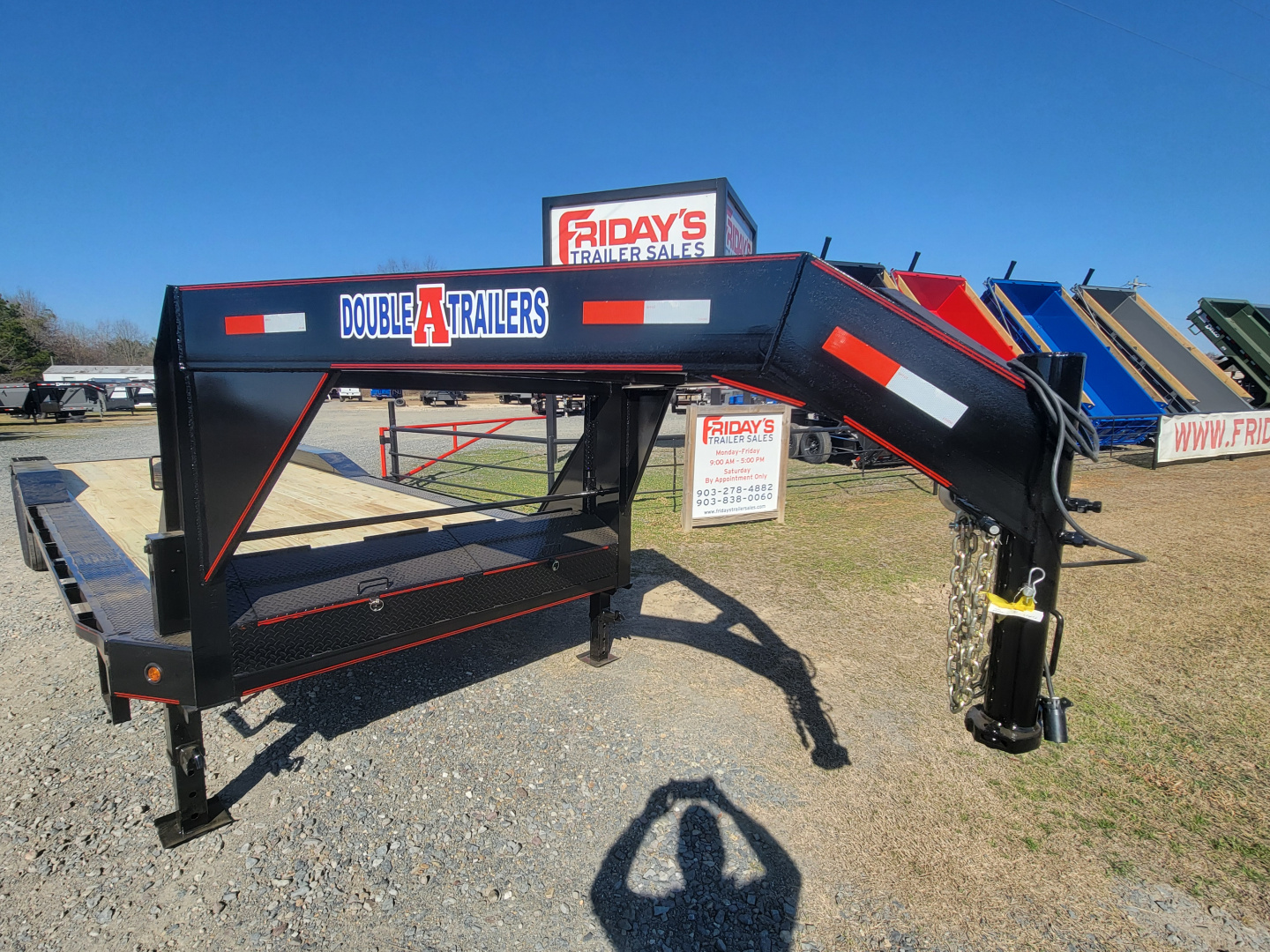 New 2026 Double A 26'x102" Gooseneck with Drive Over Fenders