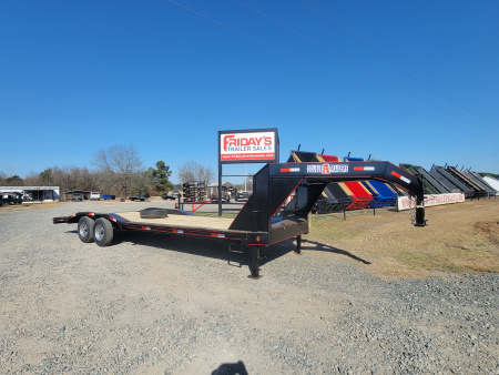 New 2026 Double A 26'x102  Gooseneck Equipment Trailer with Drive Over Fenders Equipment Trailer