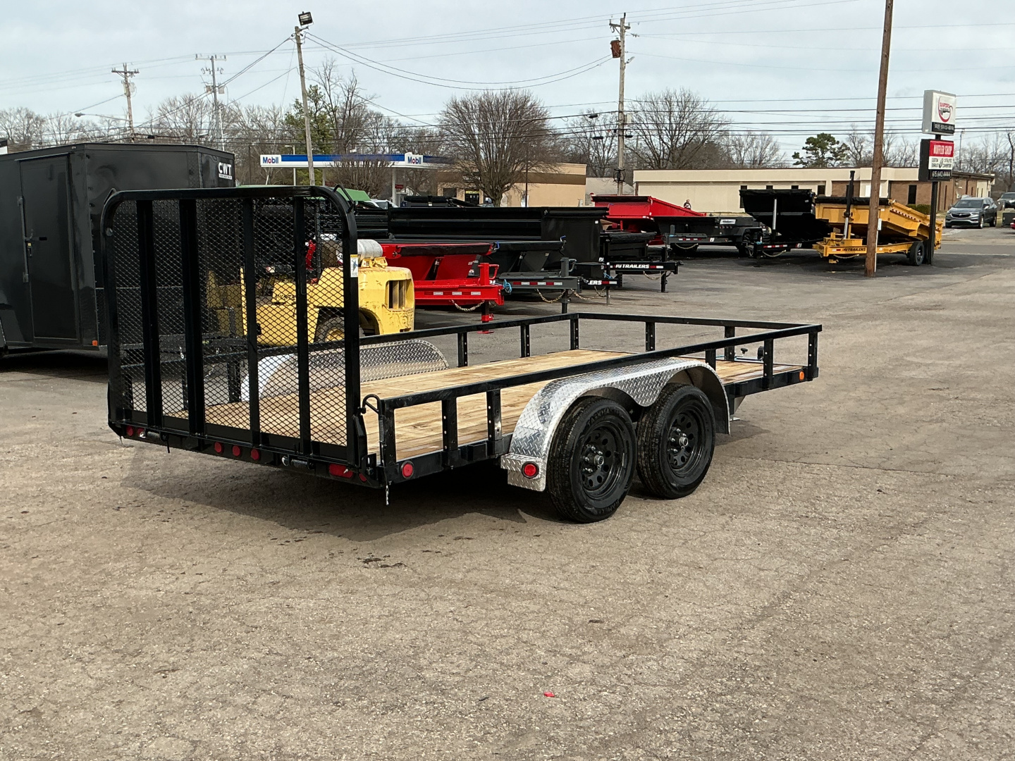 New 2026 PJ Trailers 83" x 14' Tandem Axle Channel (UL) Utility Trailer