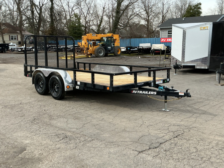 New 2026 PJ Trailers 83" x 14' Tandem Axle Channel (UL) Utility Trailer