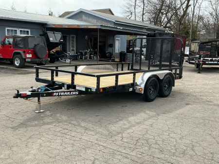 New 2026 PJ Trailers 83" x 14' Tandem Axle Channel (UL) Utility Trailer