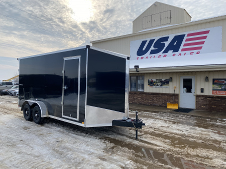 New 2025 Stealth Trailers Titan 7x16 GVWR 10K w/Ramp Door & 7ft Height Cargo / Enclosed Trailer