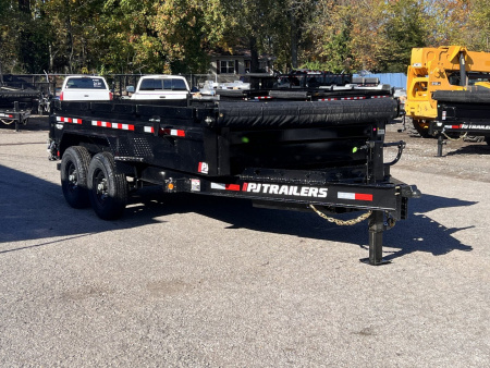 New 2026 PJ Trailers 14' x 83" (DL) 15.4K Low-Profile PRO Series Dump Dump Trailer