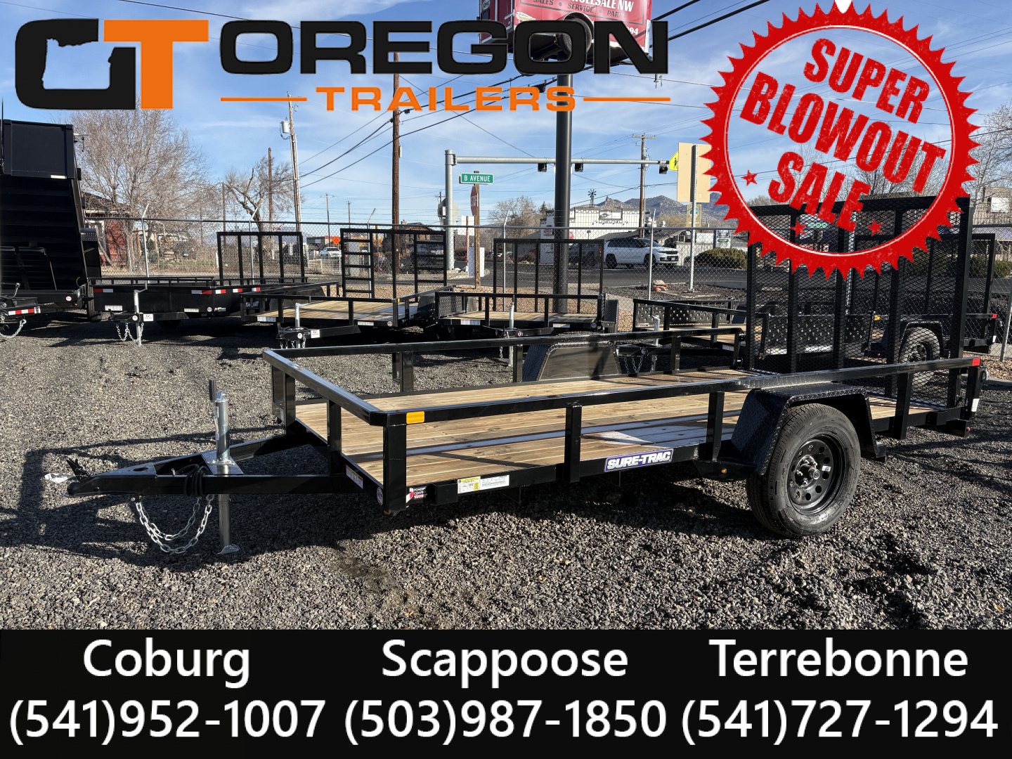 New 6X12 SA 3K Sure-Trac Utility