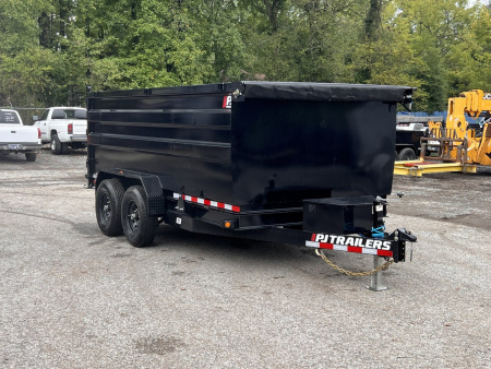 New 2026 PJ Trailers 83" x 14' (D7) Quest Series 14K - 4' Sides Dump Trailer