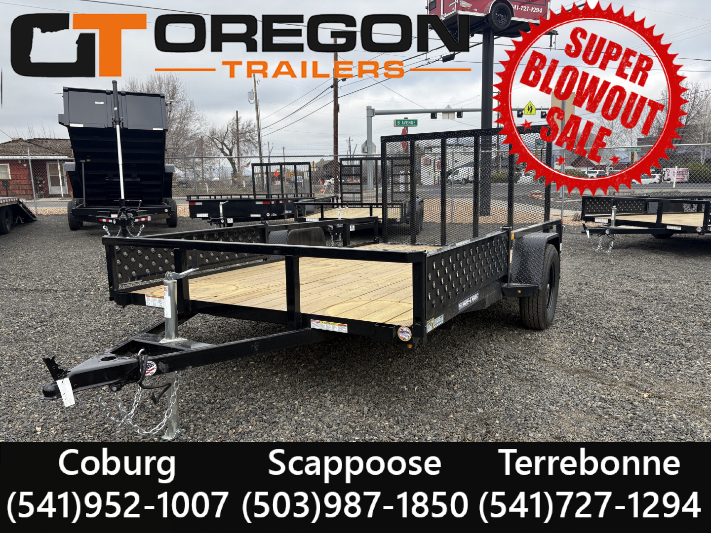 New 7X12 SA 3K Sure-Trac ATV Utility