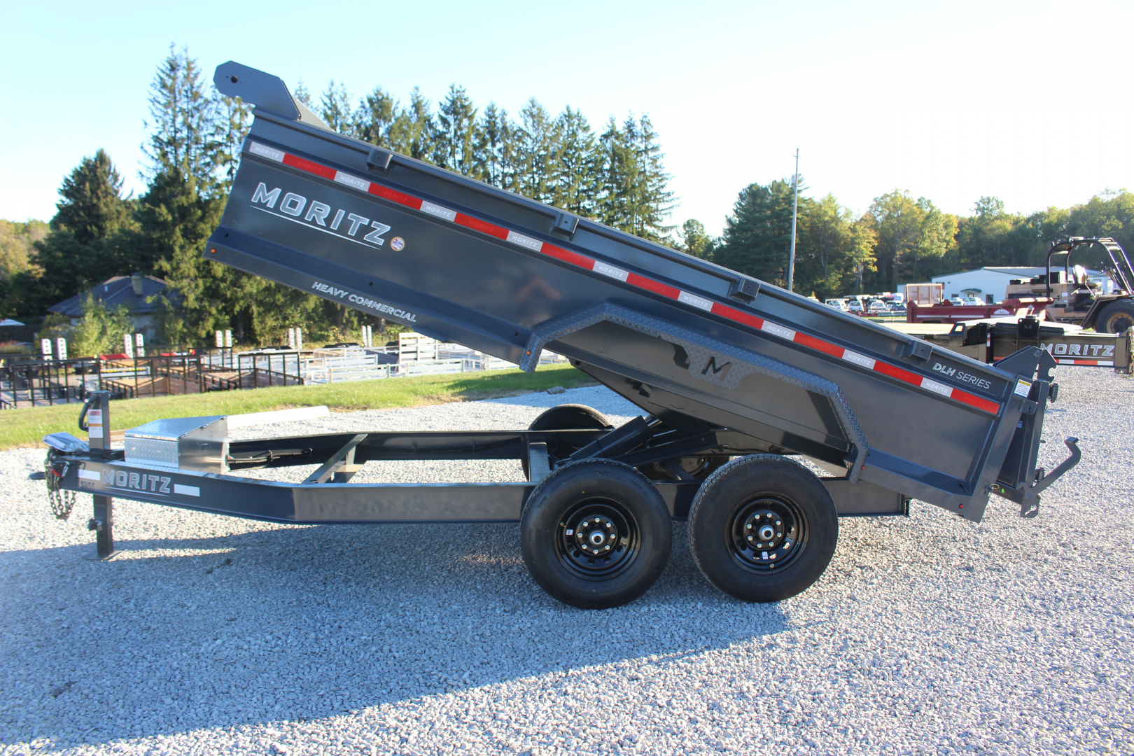 New 2026 Moritz 6' 10" x 14' Heavy Commercial DLH Series Dump Trailer - 14000# GVW