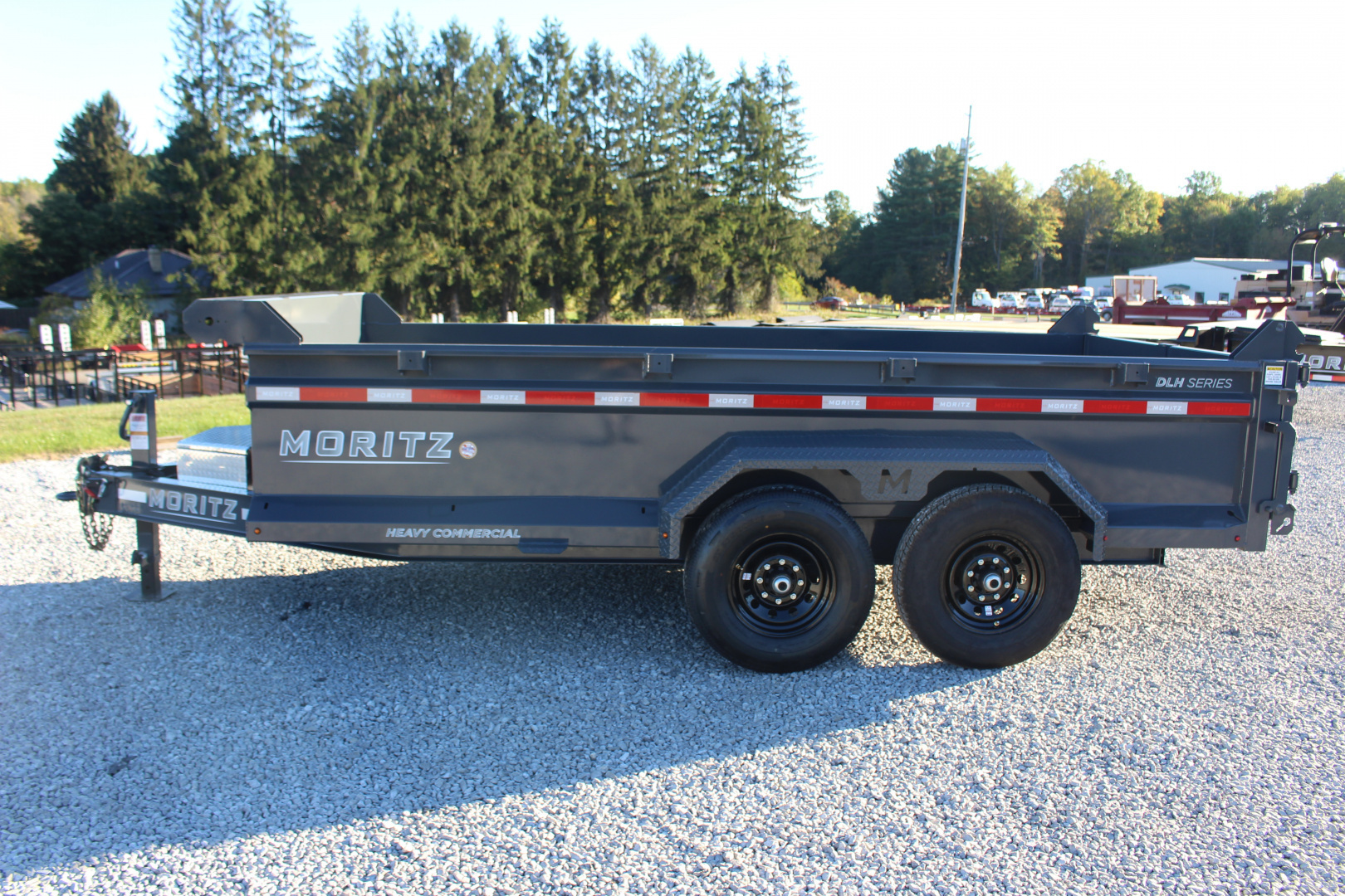 New 2026 Moritz 6' 10" x 14' Heavy Commercial DLH Series Dump Trailer - 14000# GVW