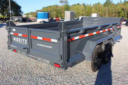 New 2026 Moritz 6' 10" x 14' Heavy Commercial DLH Series Dump Trailer - 14000# GVW