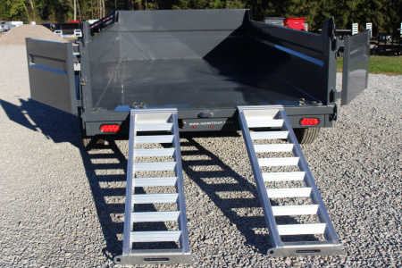 New 2026 Moritz 6' 10" x 14' Heavy Commercial DLH Series Dump Trailer - 14000# GVW